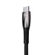 3. Baseus Glimmer Series kabel do szybkiego ładowania USB-A - USB-C 100W 480Mb/s 1m czarny