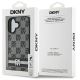 8. Etui DKNY Checkered Pattern & Printed Stripes na iPhone 16 - czarne