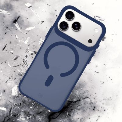 21. Etui 3mk Smoke MagCase na iPhone 17 Pro Max - niebieskie-półprzezroczyste