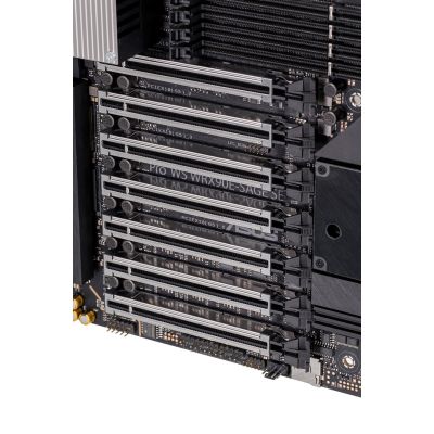 7. Płyta główna Asus Pro WS WRX90E-SAGE SE 1x sTR5 AMD ryzen Threadripper PRO 7000 SoC (8x DIMM, 4x SATA, 2x SlimSAS, 4xM.2, 2x10Gbe, IPMI, EEB)