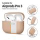 4. Etui Tech-Protect Silicone na AirPods Pro 3 - beżowe