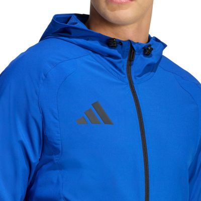 4. Kurtka męska adidas Tiro 26 Travel Windbreaker niebieska KD3335