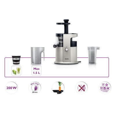 4. ELDOM WYCISKARKA WOLNOOBROTOWA PJ350 250 W CZARNA DWA FILTRY NOWEJ GENERACJI HEAVY PRESS