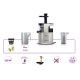 4. ELDOM WYCISKARKA WOLNOOBROTOWA PJ350 250 W CZARNA DWA FILTRY NOWEJ GENERACJI HEAVY PRESS