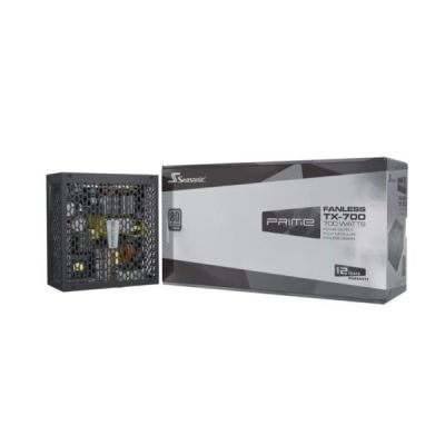 Seasonic PRIME Fanless TX moduł zasilaczy 700 W 20+4 pin ATX ATX Czarny