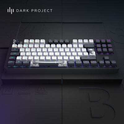 15. Dark Project DPKB_BUSHIDO_87_ISO klawiatura Gaming USB QWERTZ Duński, Angielski, Fiński, Niemiecki, Skandynawia, Norweski, Hiszpański, Szwecki, British English, UK międzynarodowy Czarny