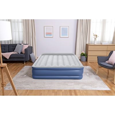 14. Bestway 67630 / 23 dmuchany materac Podwójny materac Niebieski, Biały Unisex