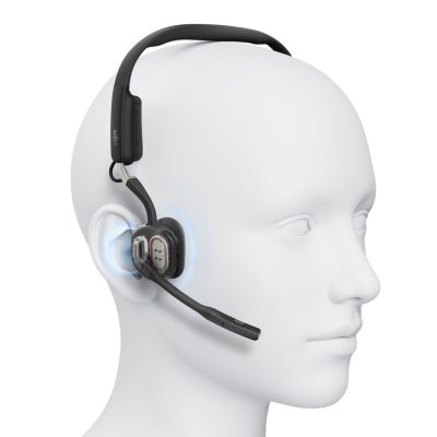 5. SHOKZ C610-AA-BK słuchawki/zestaw słuchawkowy Bezprzewodowy Nauszny Biuro/centrum telefoniczne USB Typu-A Bluetooth Czarny
