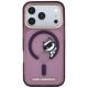 3. Etui Karl Lagerfeld Peekaboo Logo MagSafe na iPhone 18 Pro / 17 Pro - burgundowe