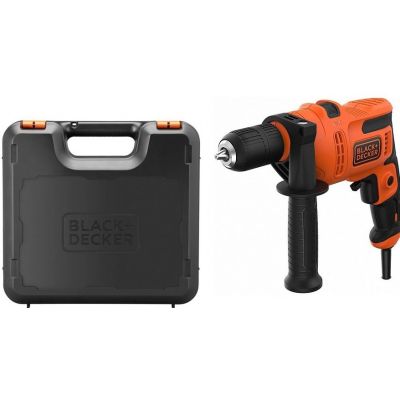Black & Decker BEH200K-QS wiertło 2900 RPM Zamek centralny 1,67 kg Czarny, Pomarańczowy