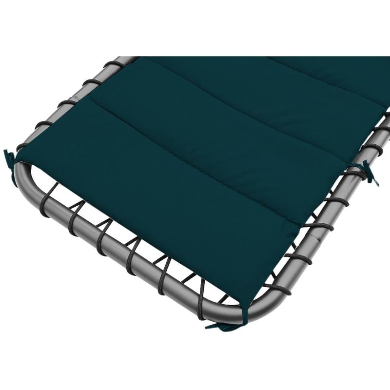 8. HUŚTAWKA FOTEL BUJANY Z PARASOLEM LIZBONA TURKUSOWA