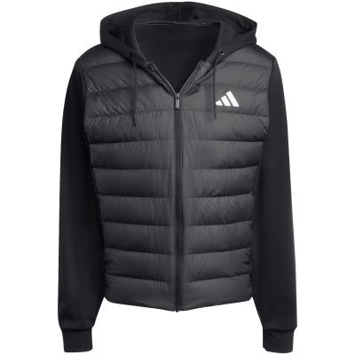 14. Kurtka męska adidas Essentials Climawarm Hybrid Down Hooded czarna KA5251