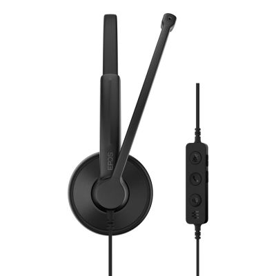 5. Słuchawki nauszne przewodowe EPOS IMPACT 100 MS Stereo USB-C + USB-A