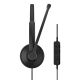 5. Słuchawki nauszne przewodowe EPOS IMPACT 100 MS Stereo USB-C + USB-A