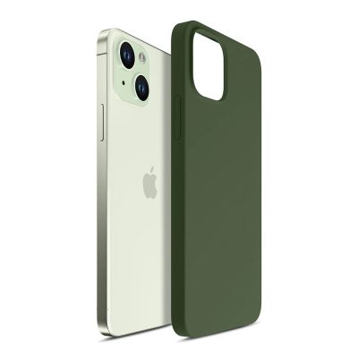 8. Etui 3mk Hardy Silicone MagCase na iPhone 15 Plus - zielone