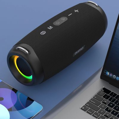 5. Głośnik bezprzewodowy Dudao Y21Pro podświetlany RGB Bluetooth 5.3 - czarny
