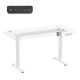 13. ERGO OFFICE BIURKO ELEKTRYCZNE REGULACJA MAX WYS. 1160MM, MAX - 80 KG, BEZ BLATU DO PRACY STOJĄCO SIEDZĄCEJ, BIAŁE ER-400 W