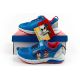 10. Leomil buty sportowe dziecięce sneakersy Super Mario na rzep LED niebieskie