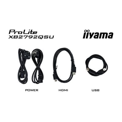 20. iiyama ProLite XB2792QSU-B1 monitor komputerowy 68,6 cm (27") 2560 x 1440 px Quad HD LED Czarny