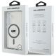 8. Etui Karl Lagerfeld Button Karl Head Printed Logo MagSafe Samsung Galaxy S25 czarny