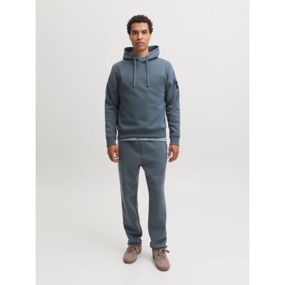 5. Jack&Jones męska bluza z kapturem JJCLEVELAND SWEAT HOOD SN 12298441 TURBULENCE