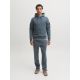 5. Jack&Jones męska bluza z kapturem JJCLEVELAND SWEAT HOOD SN 12298441 TURBULENCE