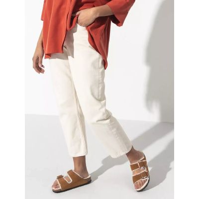 18. Klapki Birkenstock Arizona Shearling Mink W 1001135