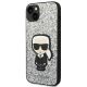 2. Etui Karl Lagerfeld Glitter Flakes Ikonik na iPhone 14 Plus - srebrne