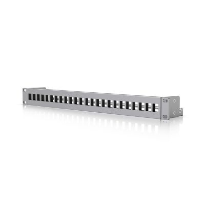 9. Patch panel Ubiquiti 24-Port Blank Keystone Patch Panel UACC-Rack-Panel-Patch-Blank-24
