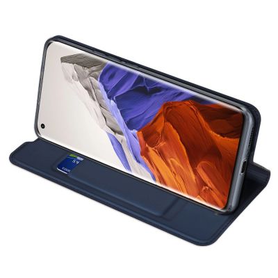 6. DUX DUCIS Skin Pro kabura etui pokrowiec z klapką Xiaomi Mi 11 Pro niebieski