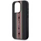 5. Etui Karl Lagerfeld Saffiano Athleisure Stripes Cord na iPhone 15 Pro Max - czerwone