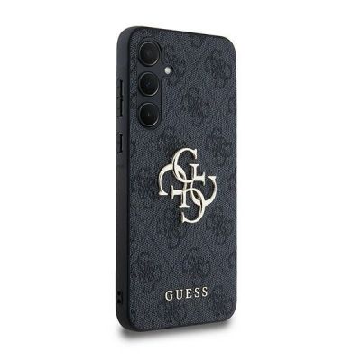 4. Etui Guess 4G Big Metal Logo na Samsung Galaxy A35 - czarne