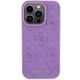 3. Etui Guess Leather 4G Stamped na iPhone 15 Pro Max - fioletowe