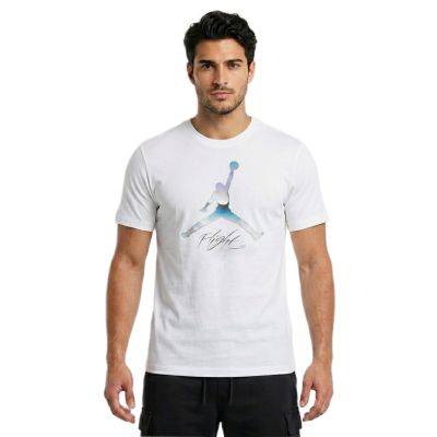 4. Koszulka sportowa męska Air Jordan Graphic Crew Flight Tee biała - DV8414-100