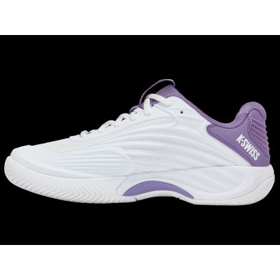 5. Sneakersy K-swiss HYPERCOURT EXPRESS 3 WHITE/PURPLE HAZE/LUNAR ROCK-M (94603-160-M)