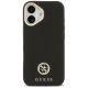 3. Etui Guess Grained Strass Logo MagSafe na iPhone 17 - czarne