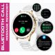 11. Smartwatch Damski Rubicon RNCF02-1 Srebrno-Srebrny + Czarny Silikonowy Pasek
