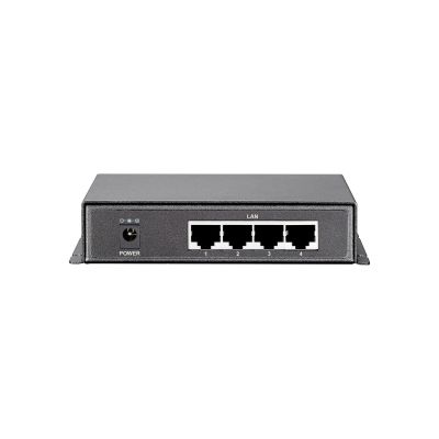 4. Przełącznik LevelOne GB PoE+ 5-portowy 19" 115W 1Gbps