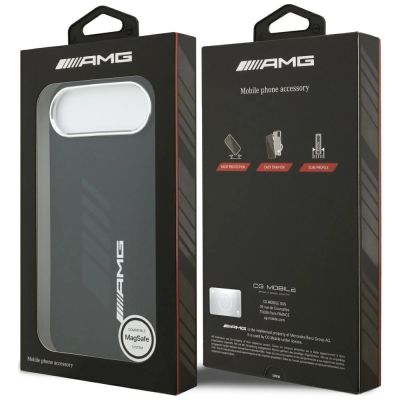 8. Etui AMG Silicone Oversize Rhombs MagSafe na iPhone Air - czarne