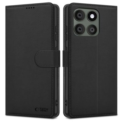 Etui Tech-Protect Wallet na Motorola Edge 60 Pro - czarne