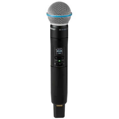 Shure SLXD2+/B58=-G65 - Nadajnik "do ręki" z kapsułą Beta58 (470-606 MHz)