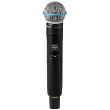 Shure SLXD2+/B58=-G65 - Nadajnik "do ręki" z kapsułą Beta58 (470-606 MHz)