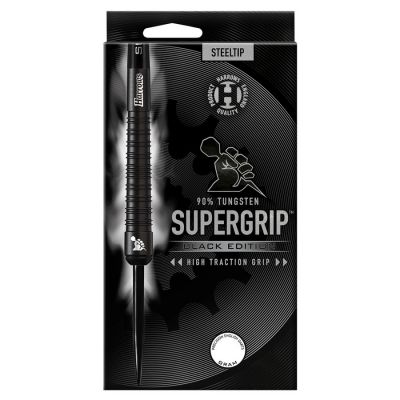 11. Rzutki Harrows Supergrip Black 90% steeltip SupergripBlack90%