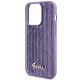 6. Etui Guess Sequin Script Metal na iPhone 15 Pro - fioletowe