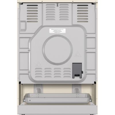 5. Kuchnia elektryczna GORENJE GECS6B70CLI Retro 60 cm | ExtraSteam | AirFry | FrozenBake | kremowy