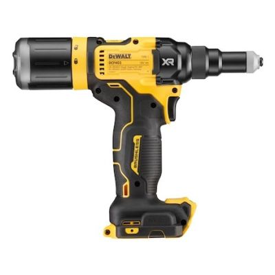 4. DeWALT DCF403NT-XJ narzędzie do nitów mechanicznych Czarny, Żółty 2.4,3.2,4,4.8 mm 10000 kN
