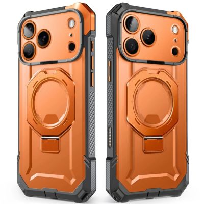 2. Etui Supcase UB Grip Mag MagSafe na iPhone 18 Pro / 17 Pro - pomarańczowe