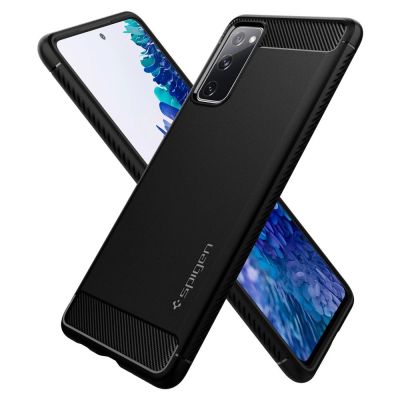 19. Etui Spigen Rugged Armor na Samsung Galaxy S20 FE - czarny mat