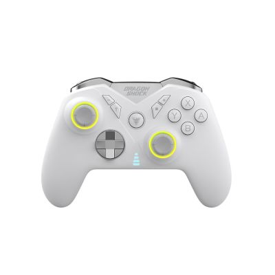 2. Dragonshock Nebula Pro Biały Bluetooth Gamepad Nintendo Switch