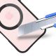 10. Etui 3mk Satin Armor MagCase z MagSafe na iPhone 16 Plus - przezroczyste z czarną ramką